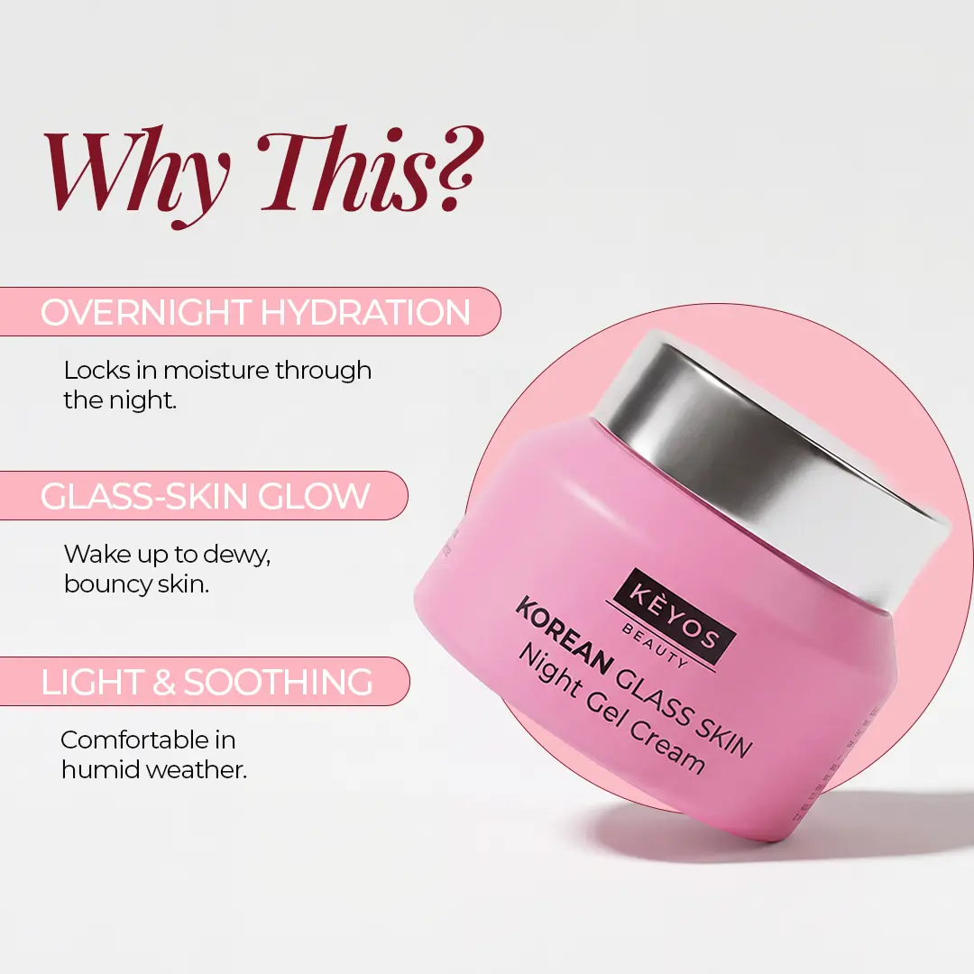 Korean Glass Skin Night Gel Cream