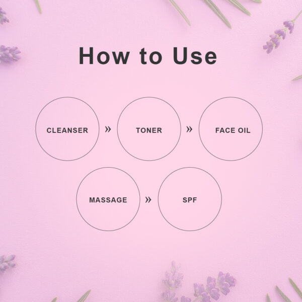 Lavender and bakuchiol Oil, Evening Primrose oil Face essential oil - Image 5